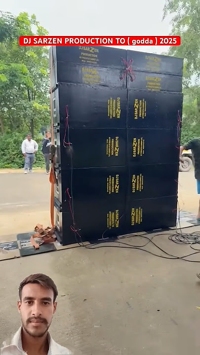 DJ SARZAN to gondda #dj #sound testing# varal# youtube video