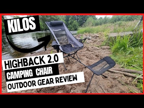 KILOS Highback 2.0 camping chair and footrest. Gear review, an