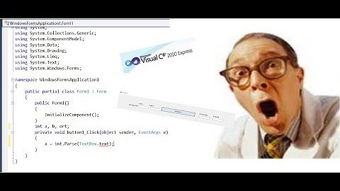 Visual Studio | 2010 |  C# |  Program Yapma | ÇOK BASİT ! | Sesli Anlatım |