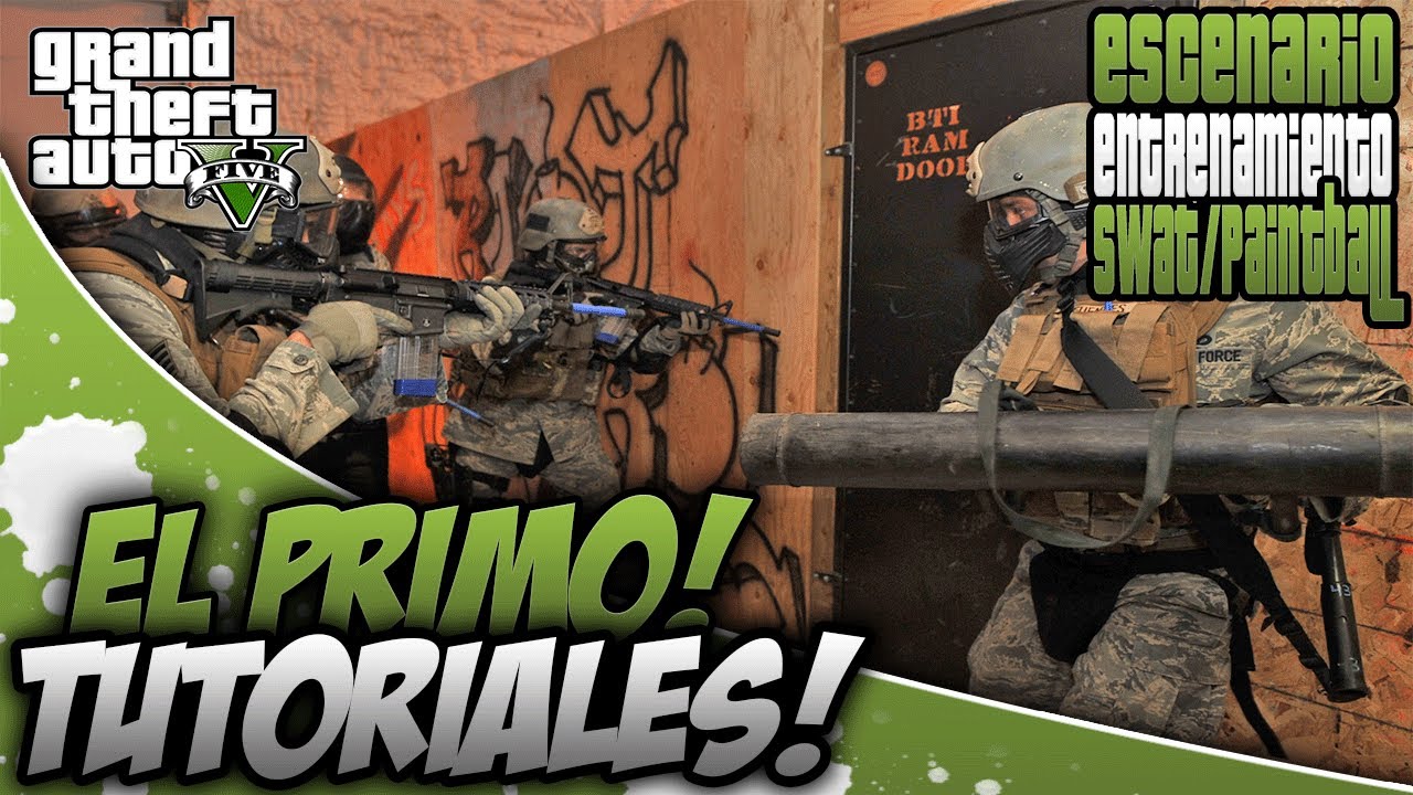 GTA V ONLINE UBICACION ESCENARIO DE PAINTBALL O ENTRENAMIENTO "LUGAR