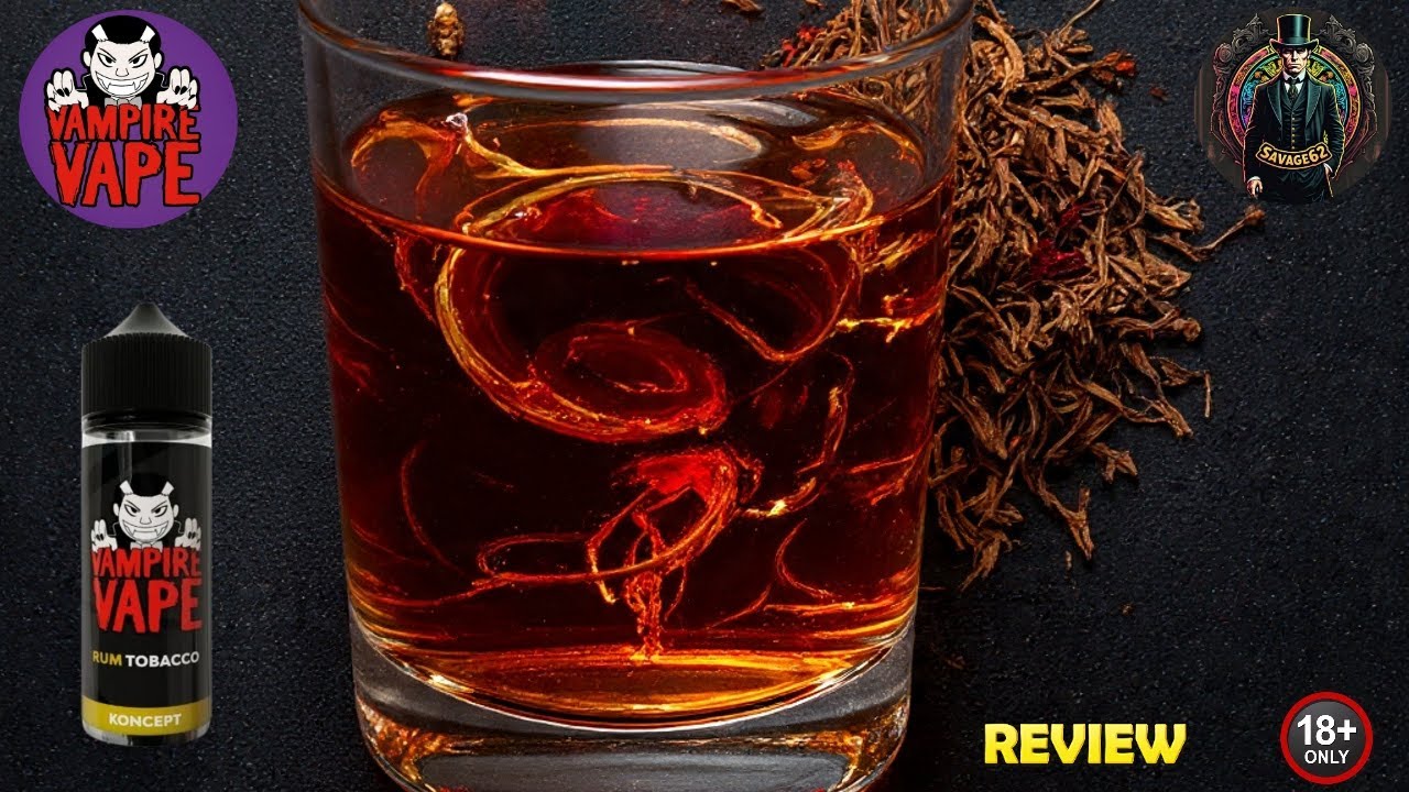 Обзор жидкости для электронных сигарет VAMPIRE VAPE RUM TOBACCO "KONCEPT" 🔞 