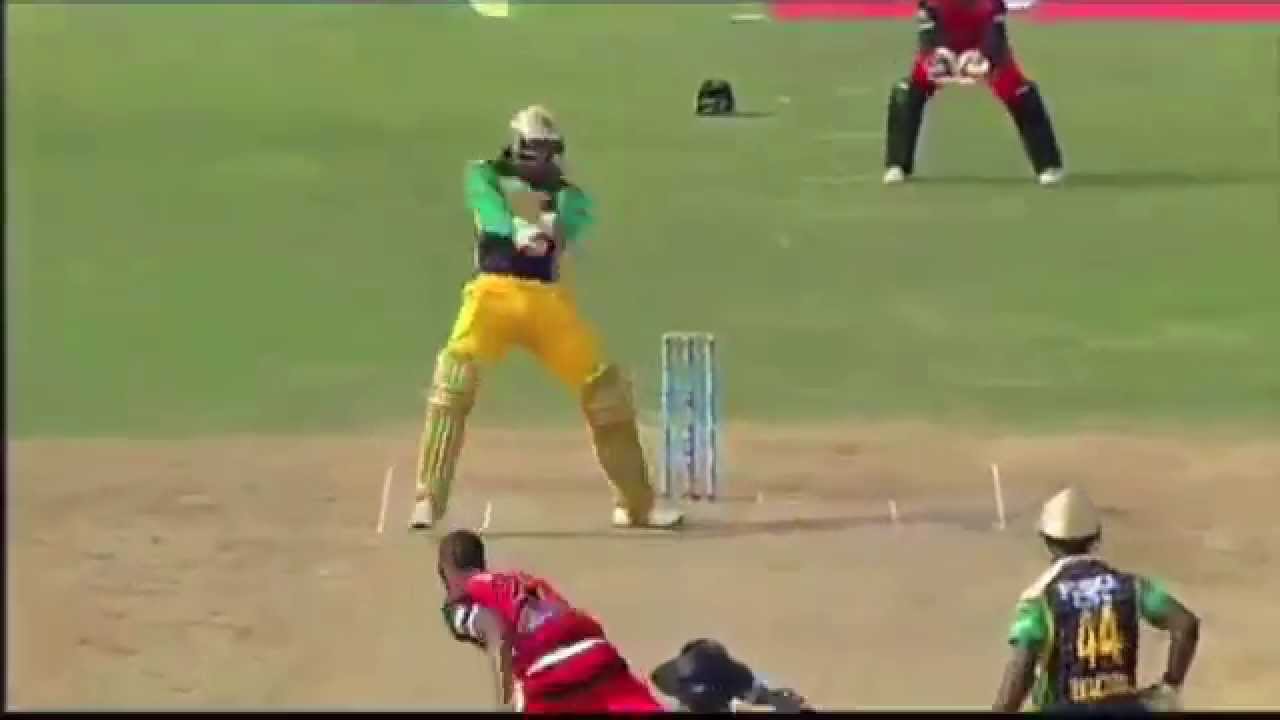 Another Huge Six for Chris Gayle in CPL 2013