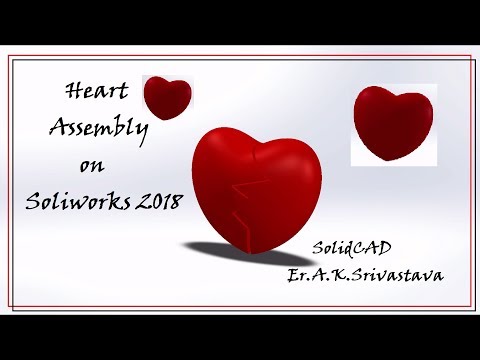 Heart assembly & Animation in Solidworks in hindi