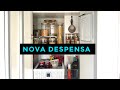 ORGANIZANDO A MINHA NOVA DESPENSA | Apê da Rafa OSF®️