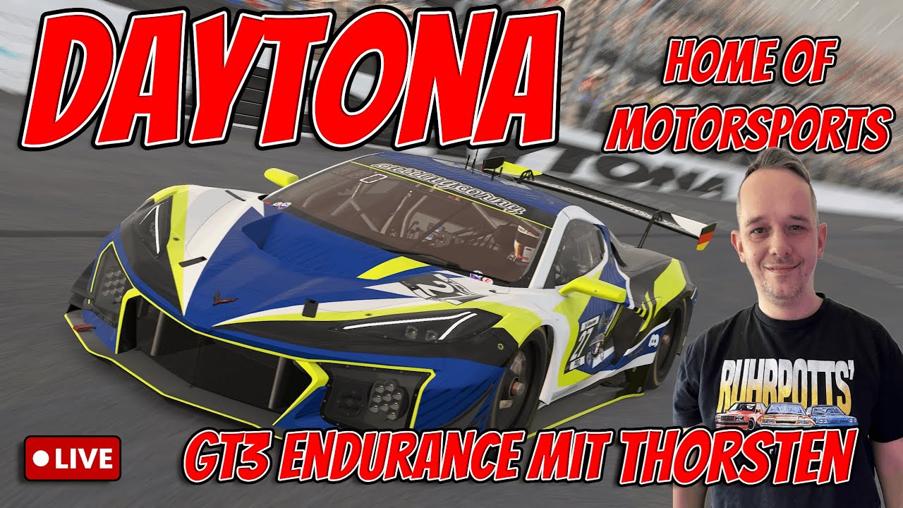 Daytona GT3 Endurance mit Thorsten ! Last Endurance vorm 24H Rennen