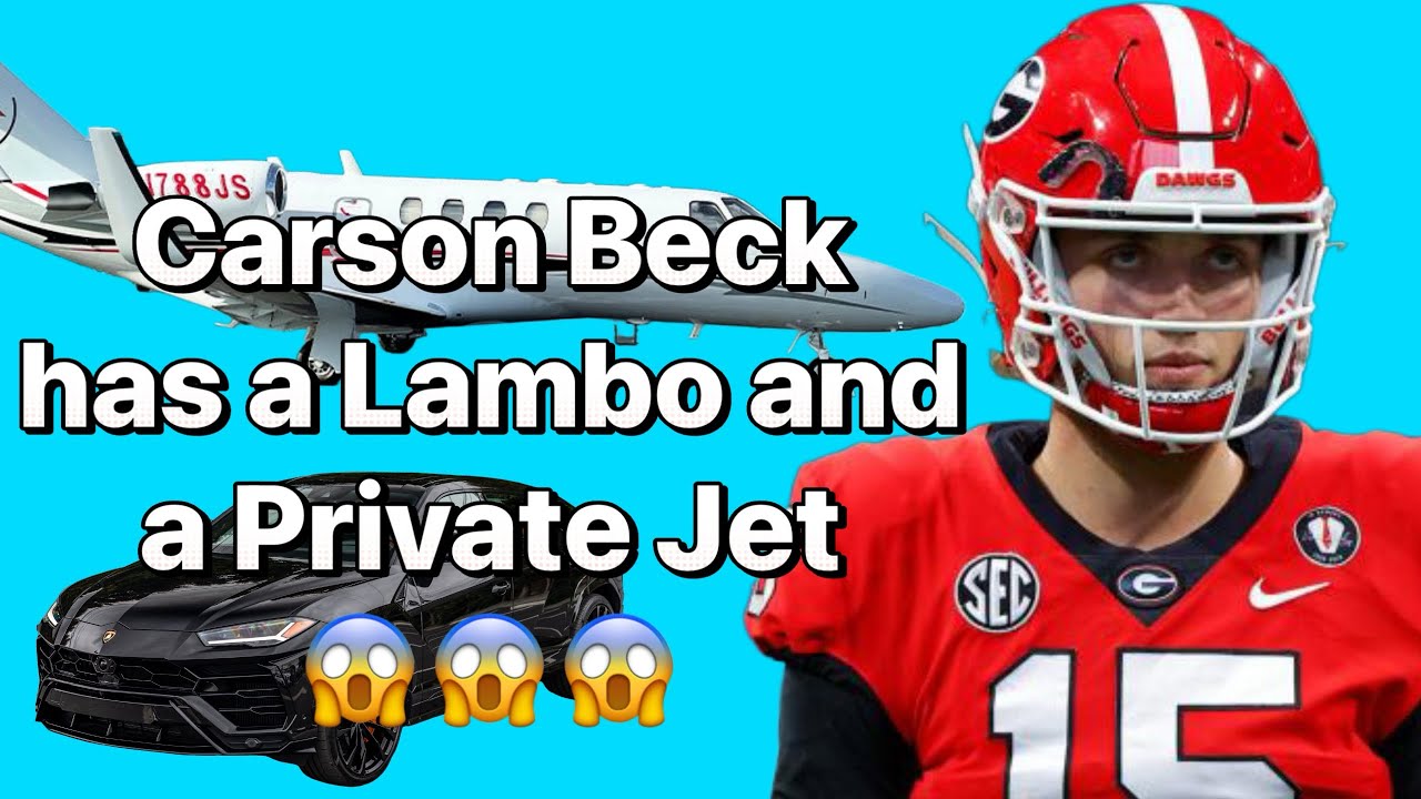 Carson Beck talks about NIL deals including a Lamborghini and a private jet