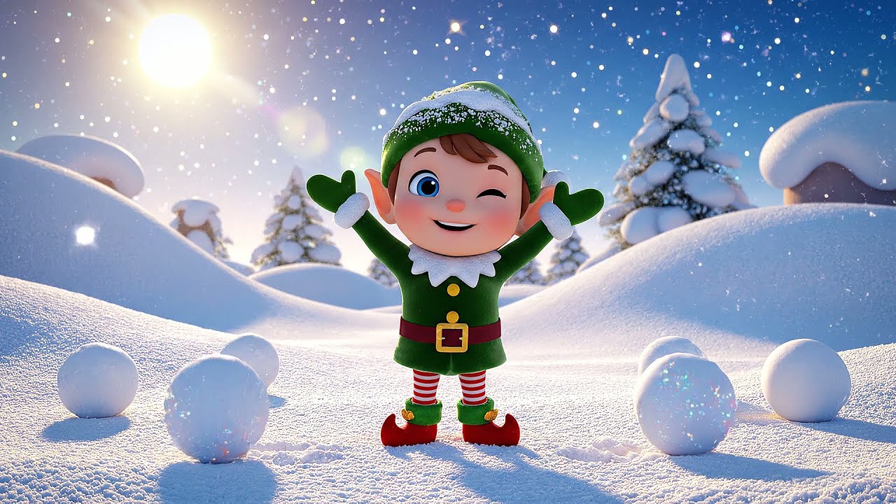 Fortnite Mini Elf Dropped His Magic Snowball | Nursery Rhymes for Kids & Baby Songs