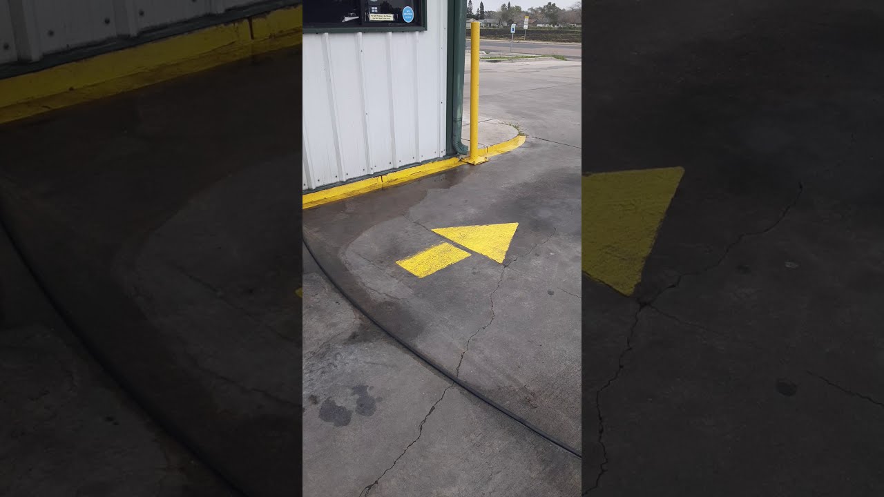 Drive Thru Concrete Cleaning