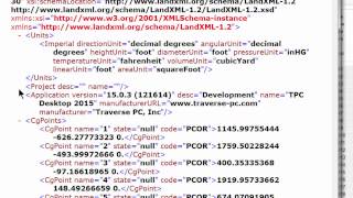 LandXML: Export