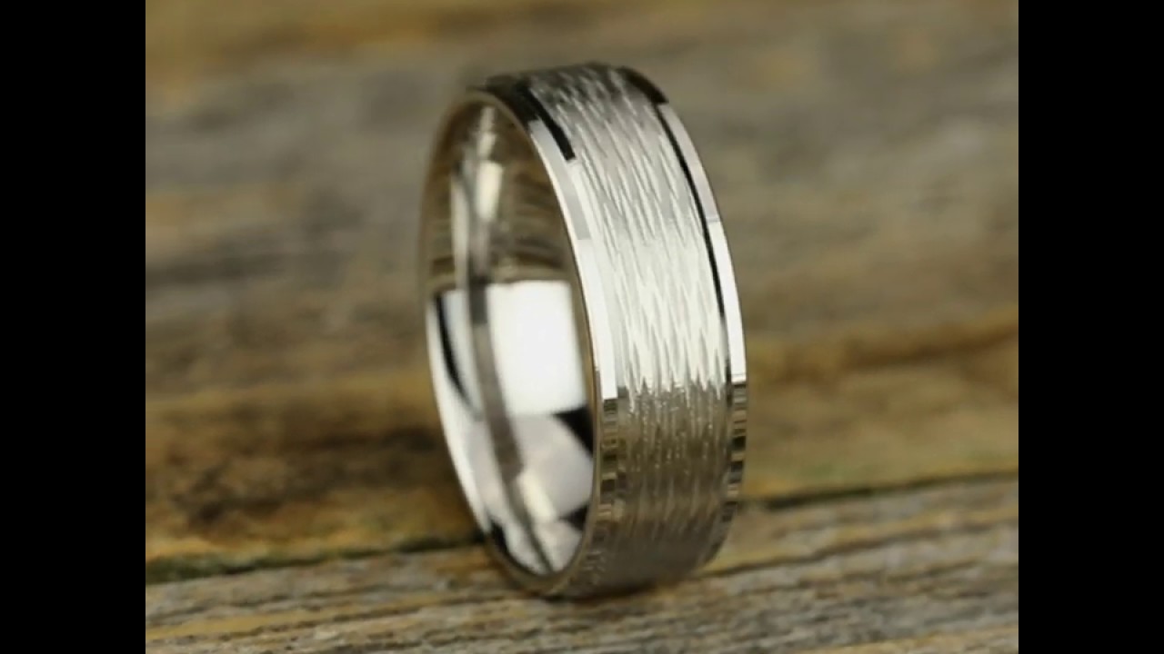 CF67742W - 7mm Men's White Gold Ring