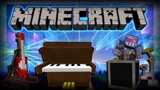 Minecraft: MusicCraft Mod & Instruments - First Minecraft Boy Band? screenshot 1