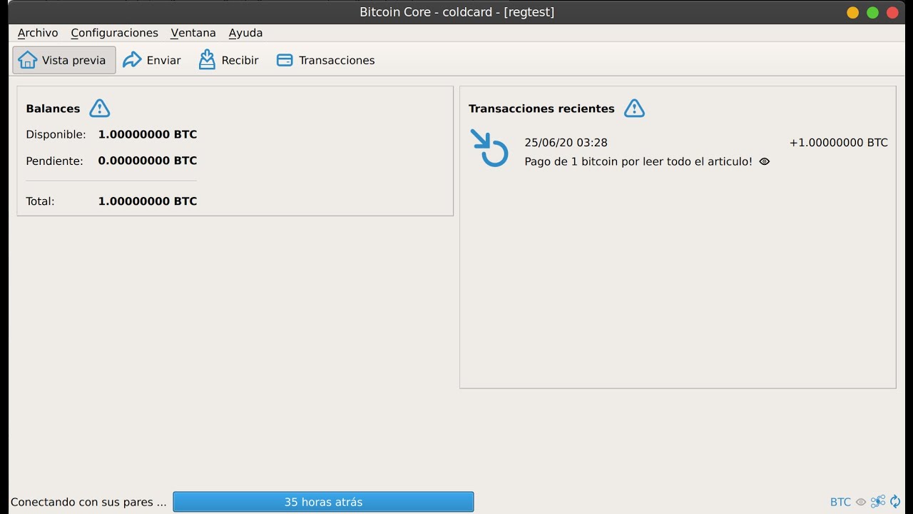 Cómo crear una Watch Only Wallet en Bitcoin Core