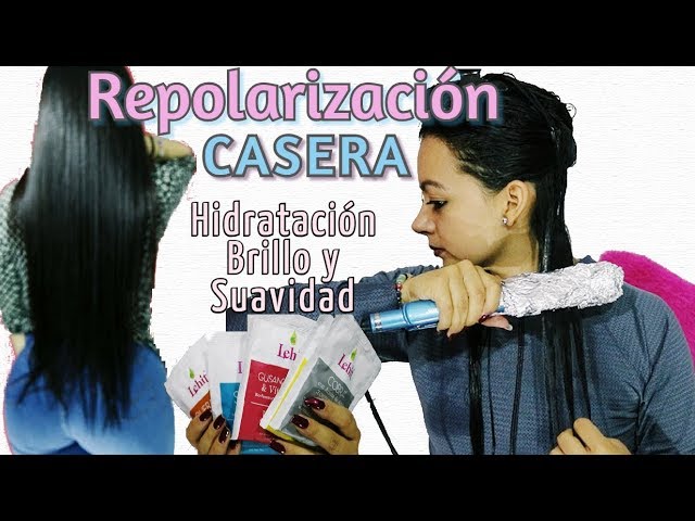 REPOLARIZACION CAPILAR CASERA Paso a paso (Facil y economico) |Carolina  Dicelis - YouTube