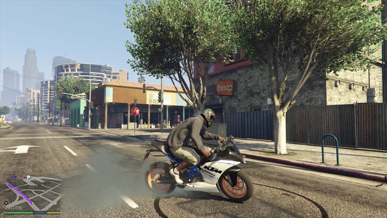 Grand Theft Auto V - KTM RC 390 - YouTube