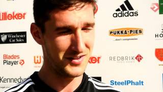 Chris Basham on Blades midfield