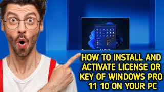 How to install / activate Windows 10 11 Pro license key / Best service