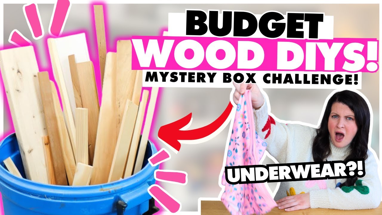 Budget Wood DIY Decor Projects | Scrap Wood DIYS that SELL! | Mystery Box Challenge