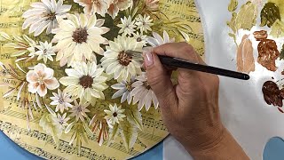 Idea for Painting Easy Flowers / Tutorial for Beginners