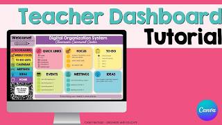 Teacher Digital Dashboard Tutorial | Your Teacher Command Center for Organization