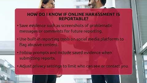 How Do I Know If Online Harassment Is Reportable? - Everyday-Networking
