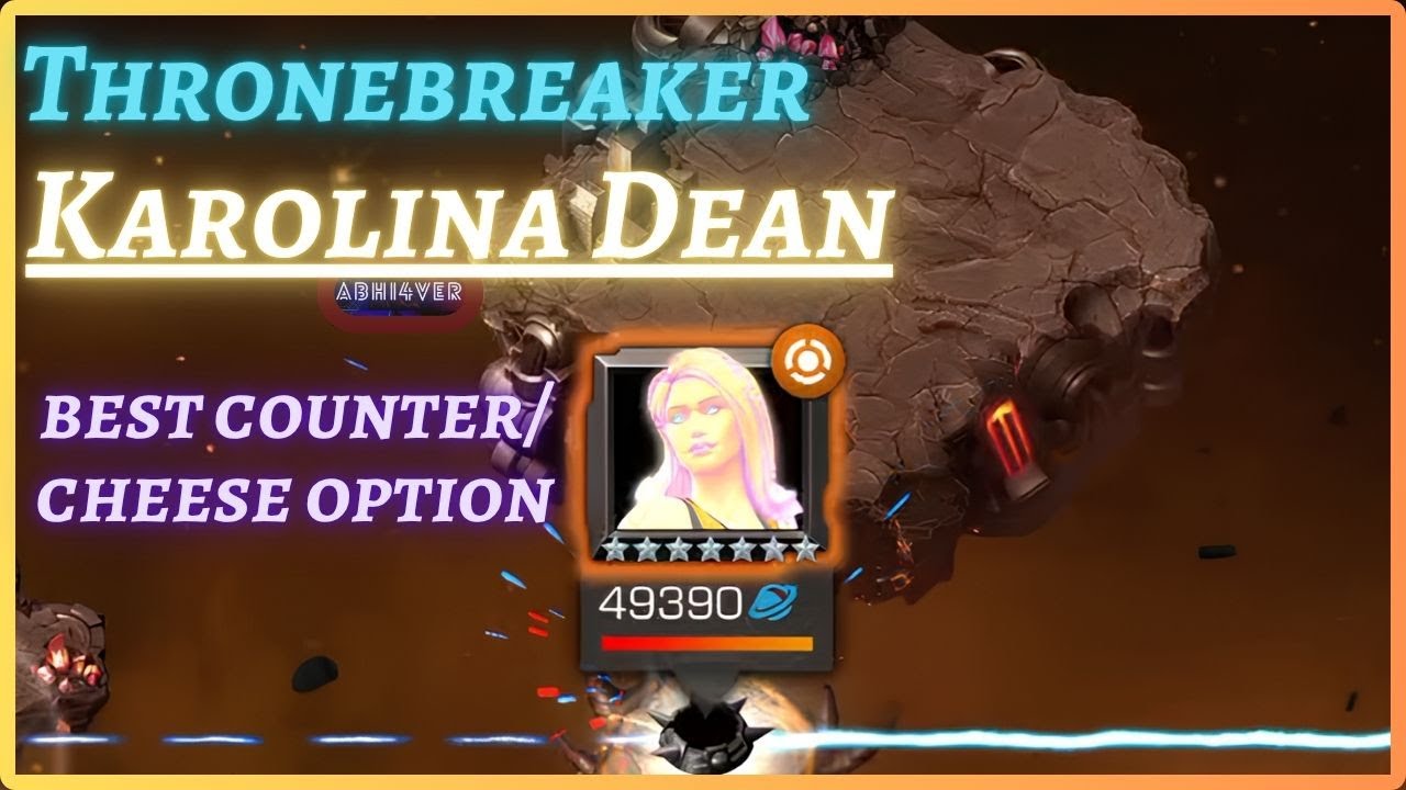 Best Counter for Karolina Dean | Easy Solo | Cheese Option | MCOC |