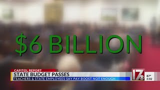NC lawmakers approve new budget Friday