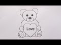 How To Draw Teddy Bear Drawing Easy Step By Step DrawingTalent 