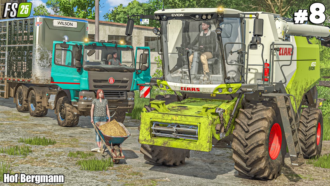 New Pigs Arrived! Oat Operation w/ CLAAS | HOF BERGMANN | Farming Simulator 25