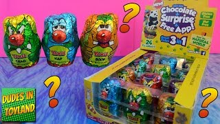 “Yowie™ Surprise Inside” Chocolate, Surprise, and Free App! choco eggs with animal toys for kids