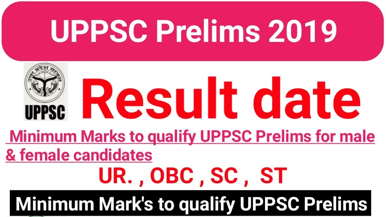 UPPSC Prelims Result date 2019|minimum marks to Qualify UPPSC Prelims 2019|Expected cutoff 2019