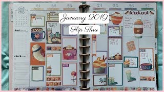 January 2019 FLIP THRU | THE BIG HAPPY PLANNER | Laura Felicia