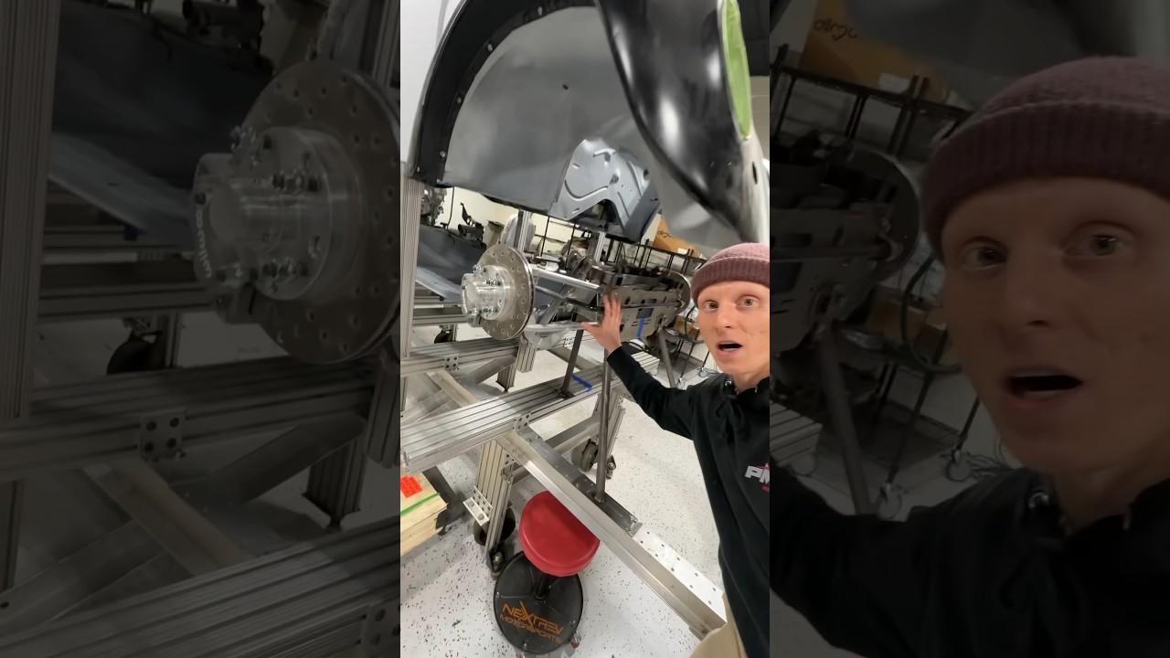 VW Beetle frame CHOP for race track suspension + stance 🤤