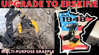 Multi-Purpose Grapple in action by Erskine Attachments 255 views 2 years ago 1 minute, 32 seconds