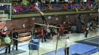 Julie Level 7 Age 10 And Under Uneven Bars Idaho State Gymnastics Championships.mpg