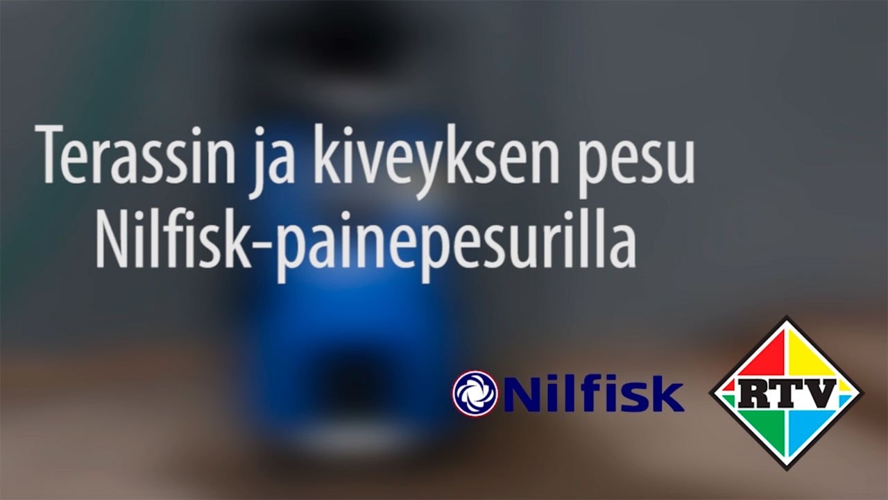 RTV Nilfisk Terassinpesu