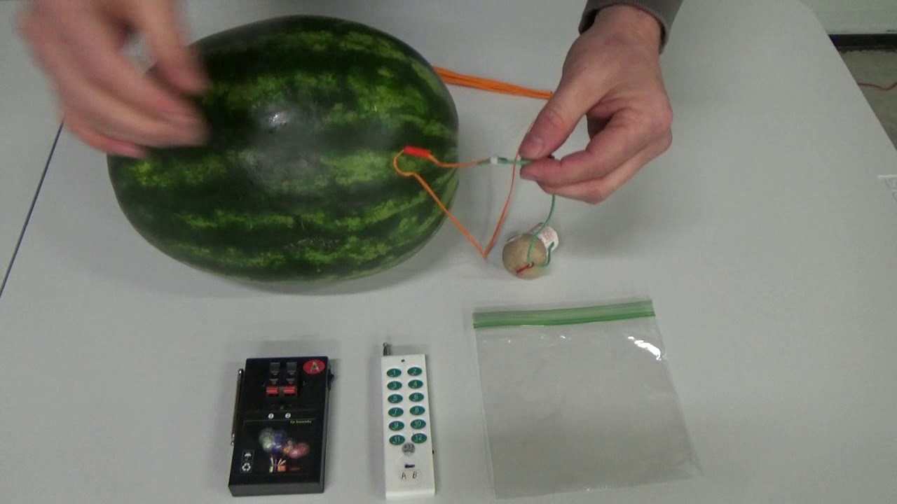 How To Blow Up A Watermelon YouTube