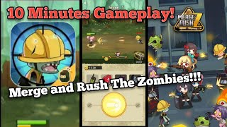 Merge Rush Z Gameplay! Merge the Weapon then Rush the Zombies!!! #mergerushz screenshot 5