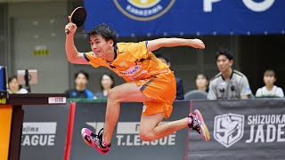 濵田一輝 vs 𠮷田雅己 T10-10 静岡ジェード vs 金沢ポート ノジマTリーグ2024-2025 2024年9月8日 富士宮市民体育館 第2G【卓球 Tリーグ公式】