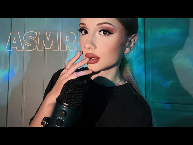 ASMR | spit painting | липкие звуки рта