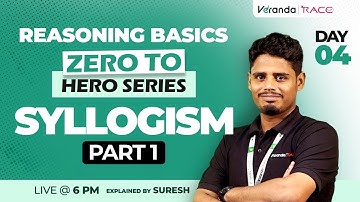 #DAY 1 | REASONING | ZERO TO HERO SERIES BY SURESH