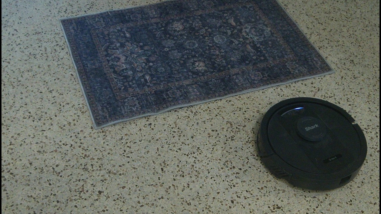 Распаковка: коврик для прихожей HUGEAR 2x3, ретро, ​​синий, 25 долларов.