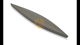 Stitch and Glue Kayak Design in Fusion 360