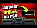 How to appear OFFLINE PS4 and LOGIN offline (Best Method)