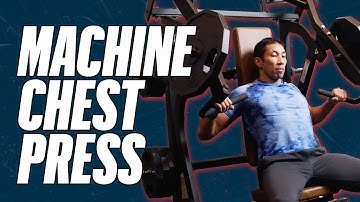 How to Build a Massive Chest With the Chest Press Machine | Eb & Swole | Men