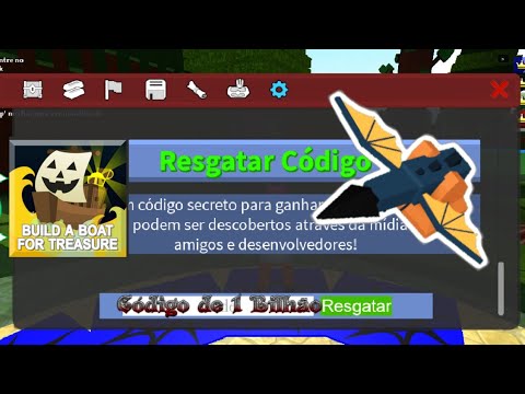 Codigo Novo no Construa Um Barco Por Tesouro Roblox 2020 