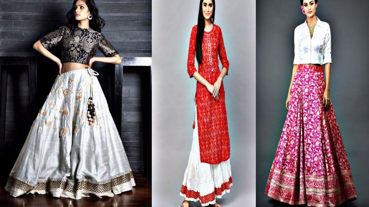 Long Skirt 2020 New Design Long Skirt Aur Kurti Ke Naye Naye Design