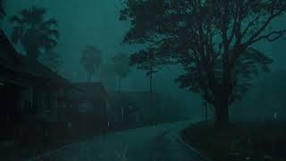 Relaxing Rain Ambience With Thunder Echo | Nature Sounds For Meditation And Sleep