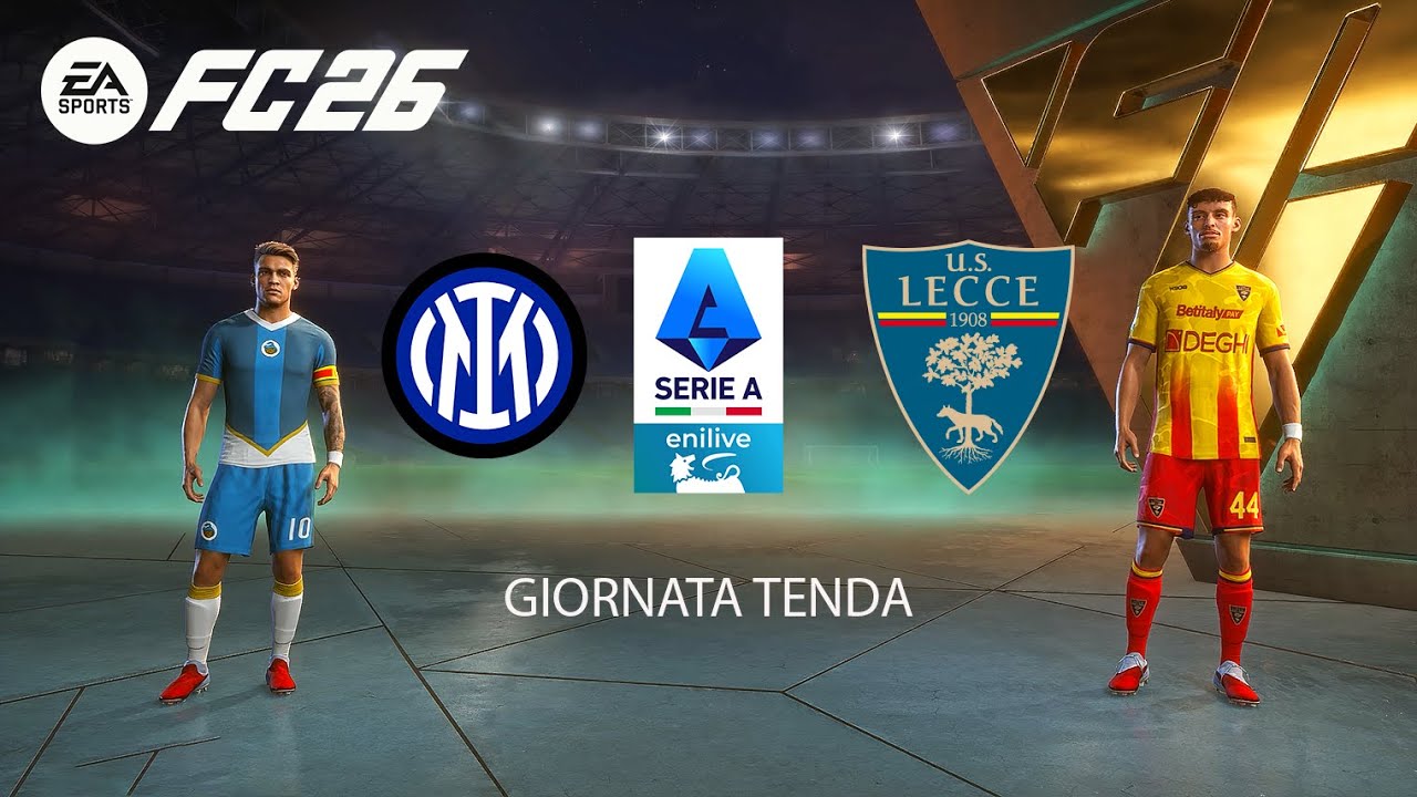 FC 26 - Inter Milan vs Lecce - Serie A 2025/26 - Partita rinviata - Commentatore Italiano