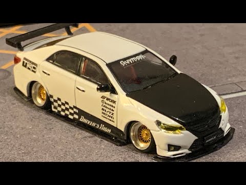 ホットウィール改造】1/64customマークXドリ車仕様、アキュラMDX