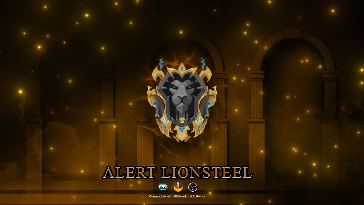 Best Animated Alert For Twitch Streamer - Lion Steel